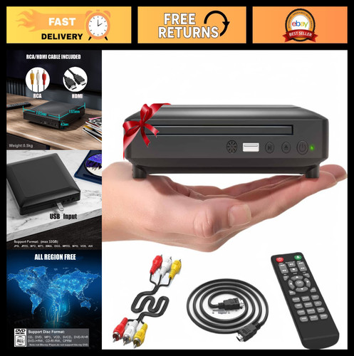 Mini dvd player all - hd, player,